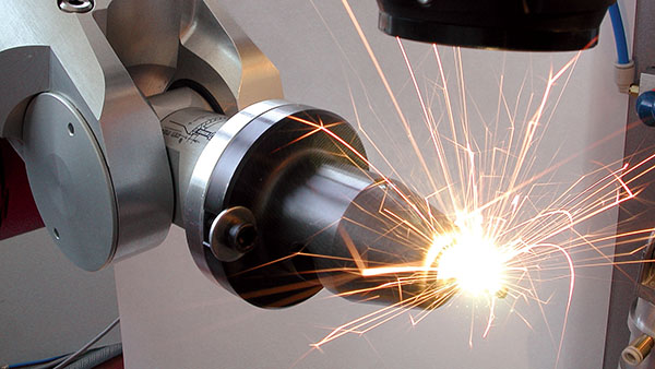image of a laser cutting machine